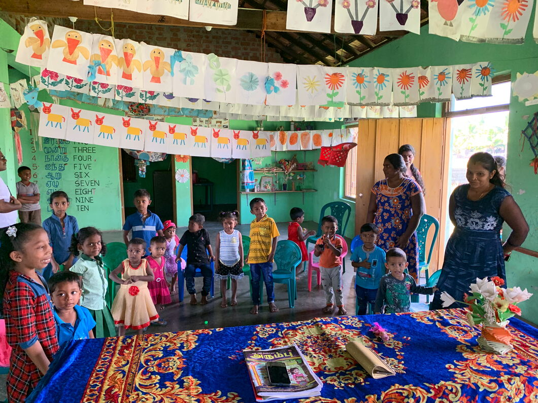 Preschool for the children of the participants of the program