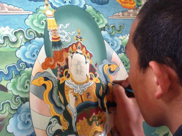 Choki Traditional Art School in Bhutan