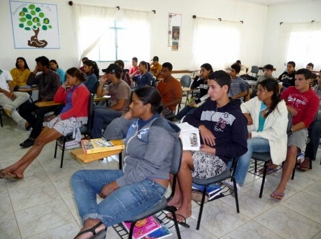 Landwirtschaftsschule in Minas Gerais, Veredinha, Brasilien