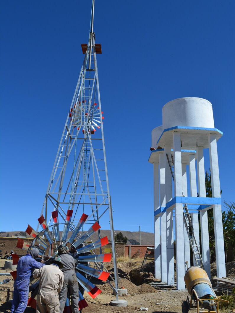 Drinking Water in the Altiplano, Bolivia