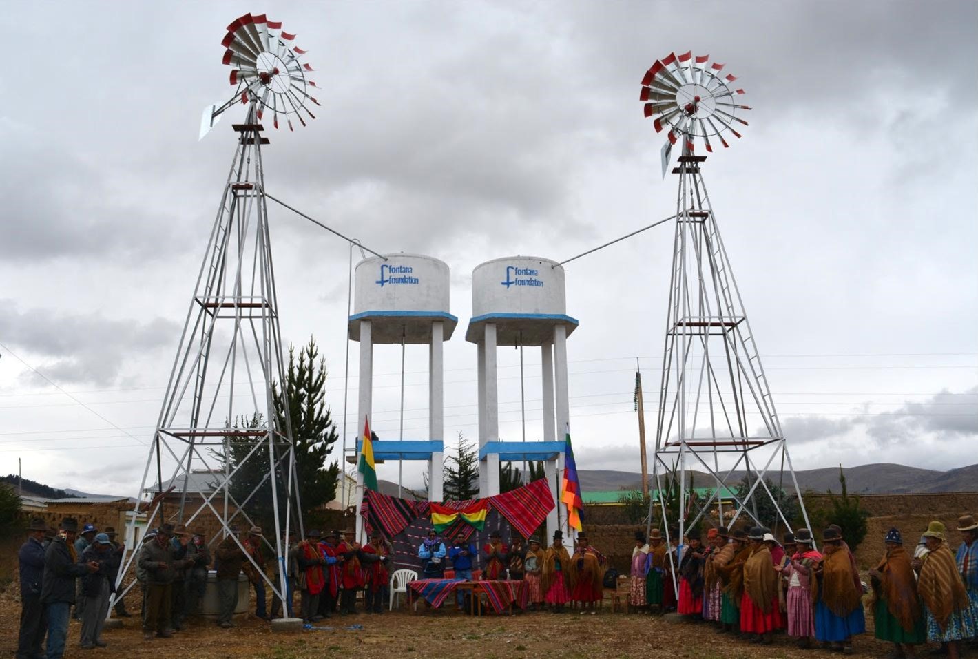 Drinking Water in the Altiplano, Bolivia